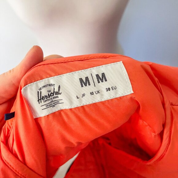 Herschel Featherless Quilted Vest in Orange - Picture 6 of 12